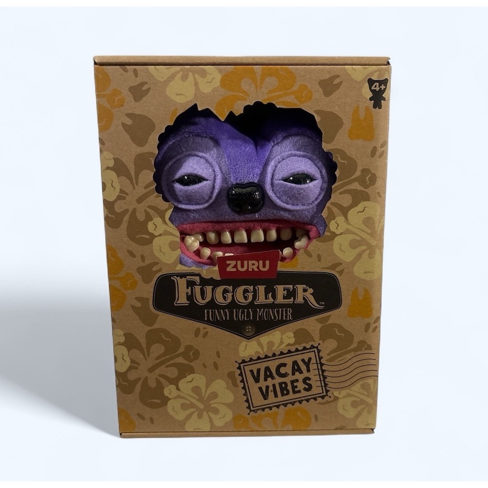 Fuggler Vacay Vibes Purple Greedy Grinner Funny Ugly Monsters 9" Zuru